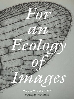 cover image of For an Ecology of Images